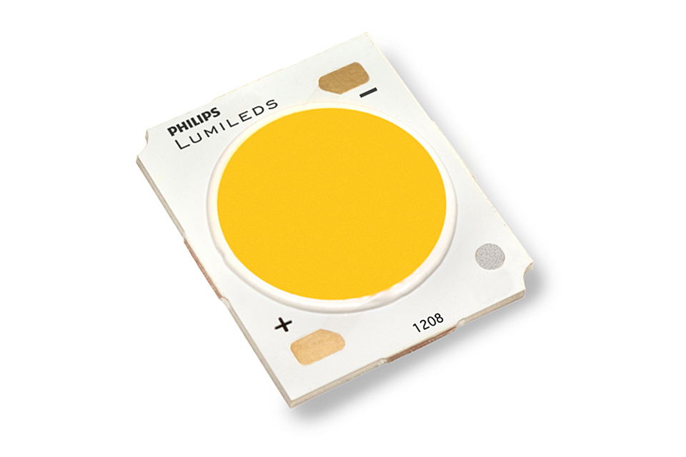 Philips Lumileds Boosts Efficiency and Lumen Density of their COB